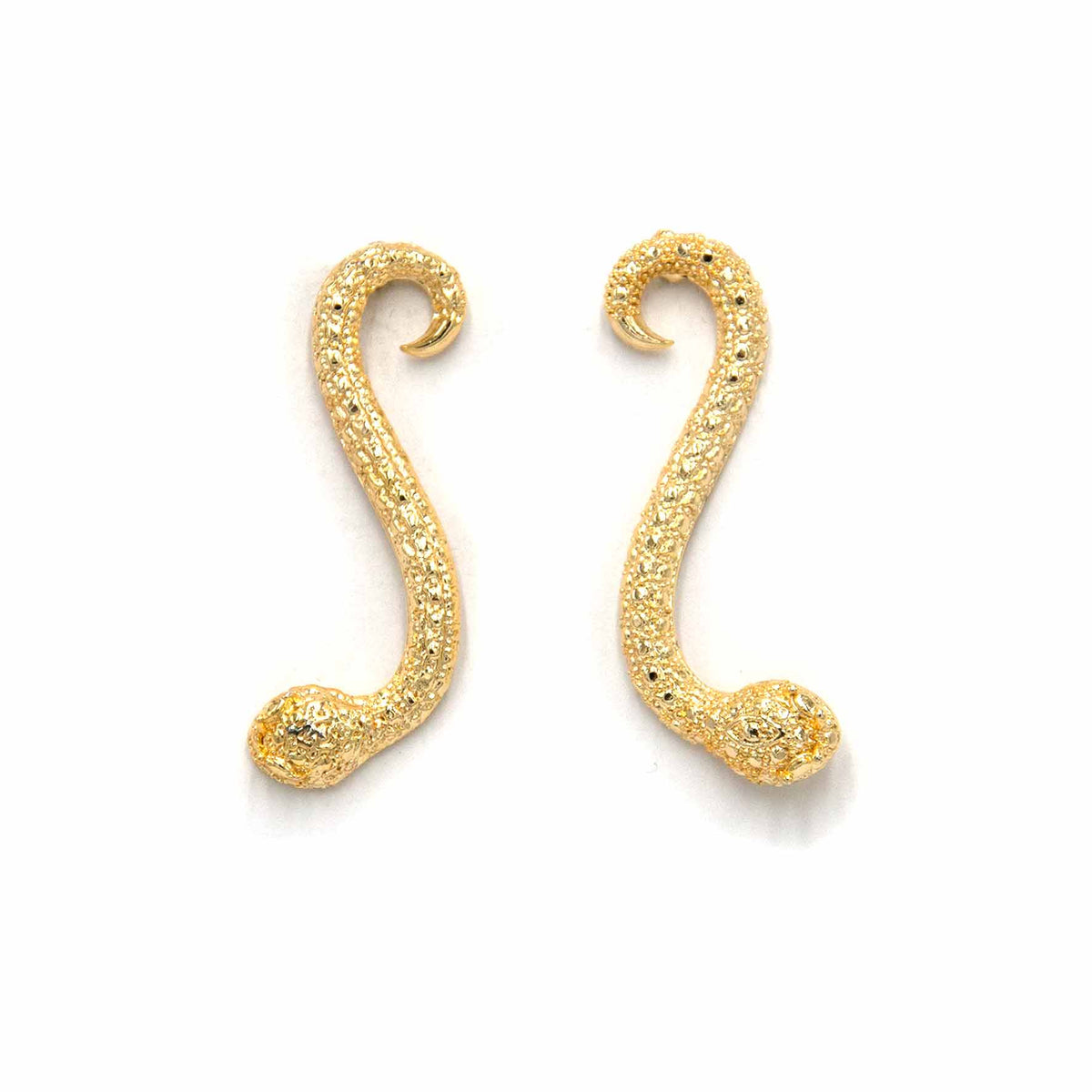 Palestro Milano Orecchini Perno in coda Fantasia di Serpenti - New Collection 2023