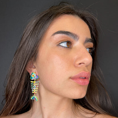 Palestro Milano Orecchini Pesciolino