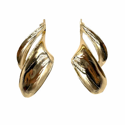 Palestro Milano Orecchini Petali Gold Plated