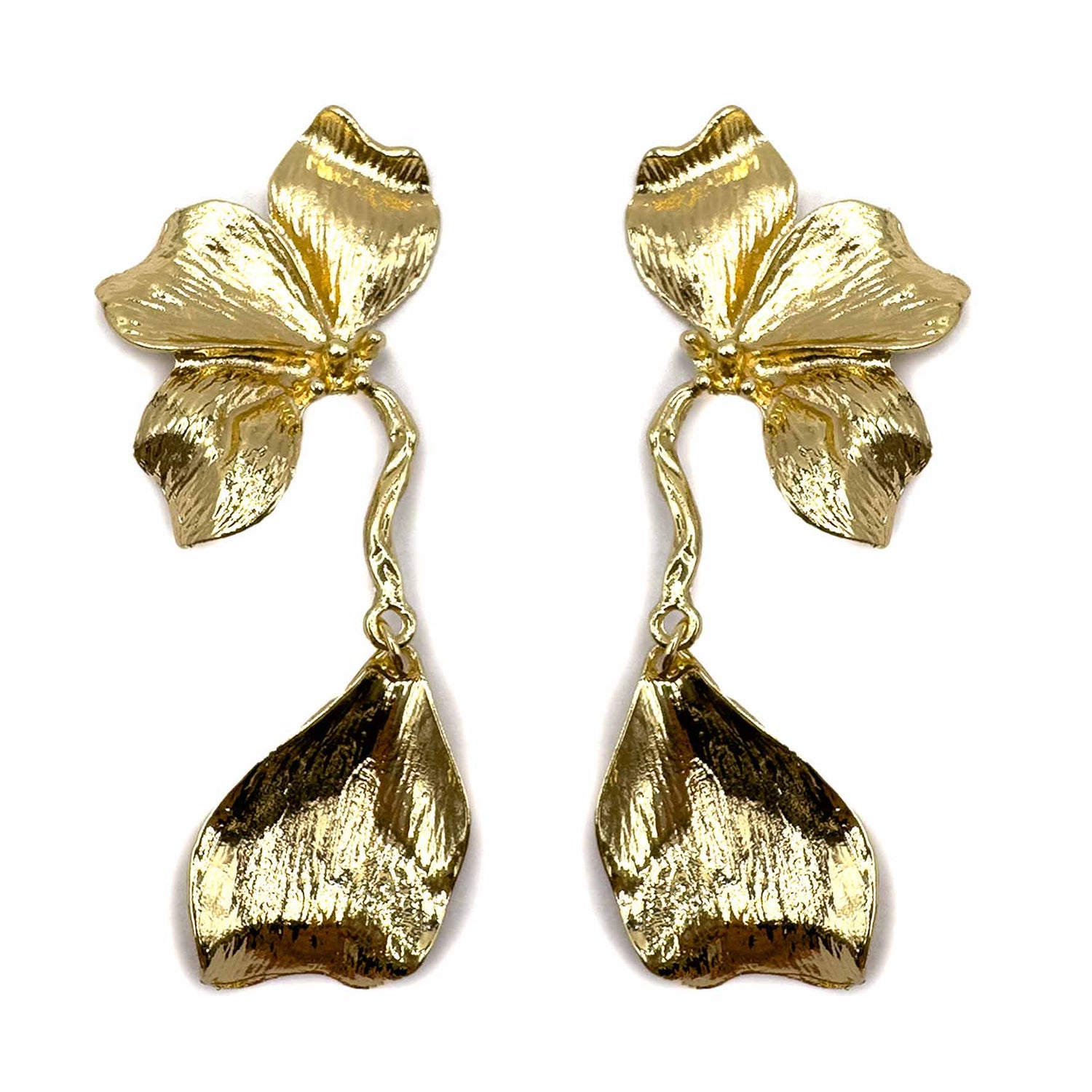 Palestro Milano Orecchini Petali Gold Plated - new edition 2025
