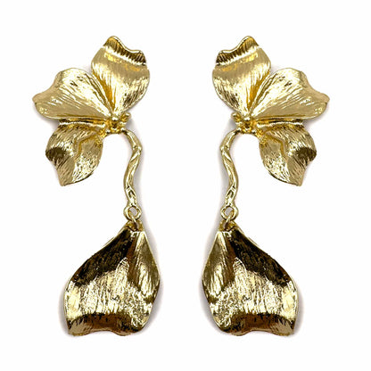 Palestro Milano Orecchini Petali Gold Plated - new edition 2025