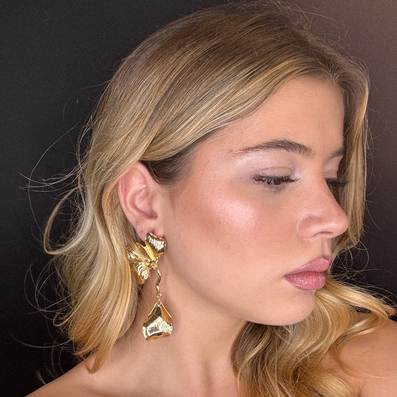Palestro Milano Orecchini Petali Gold Plated - new edition 2025