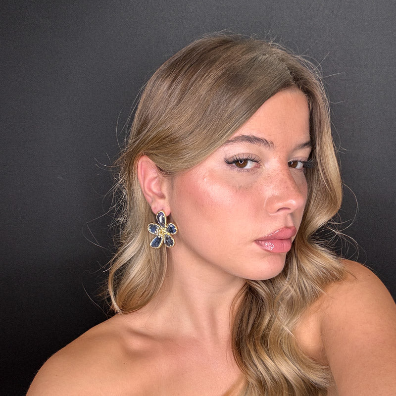 Palestro Milano Orecchini Petali Preziosi