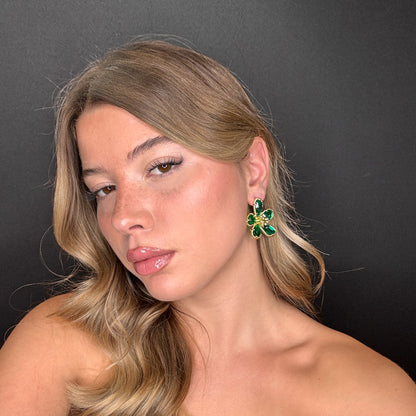 Palestro Milano Orecchini Petali Preziosi