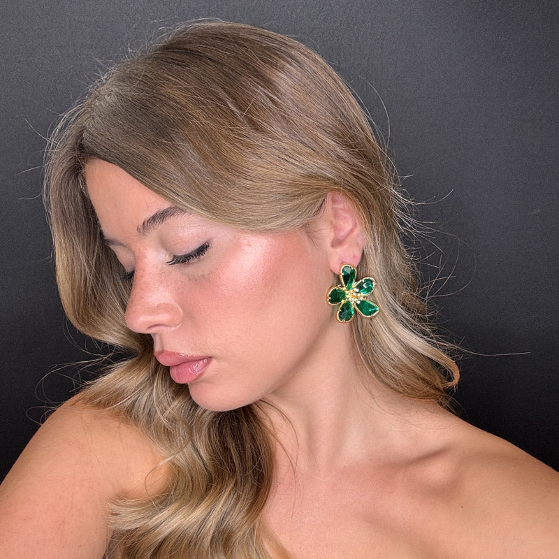 Palestro Milano Orecchini Petali Preziosi