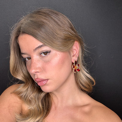 Palestro Milano Orecchini Petali Preziosi