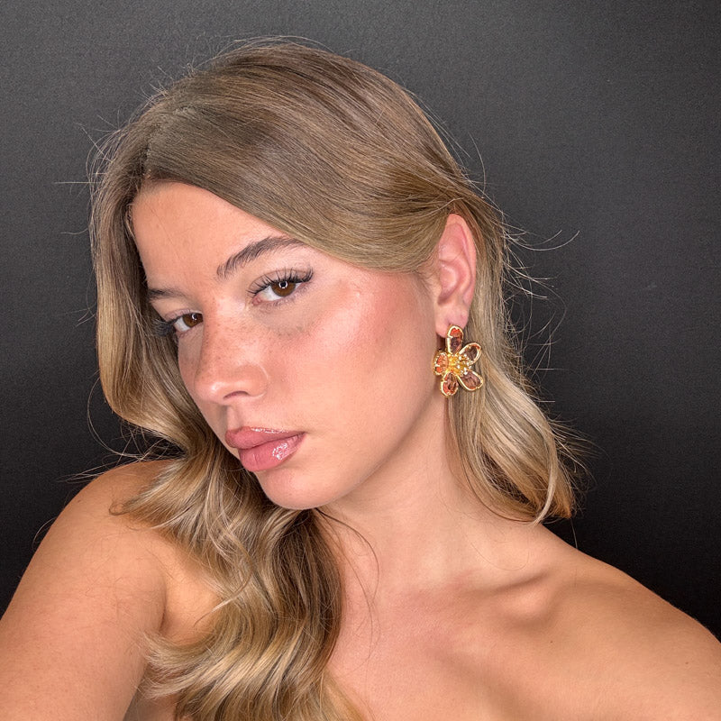 Palestro Milano Orecchini Petali Preziosi