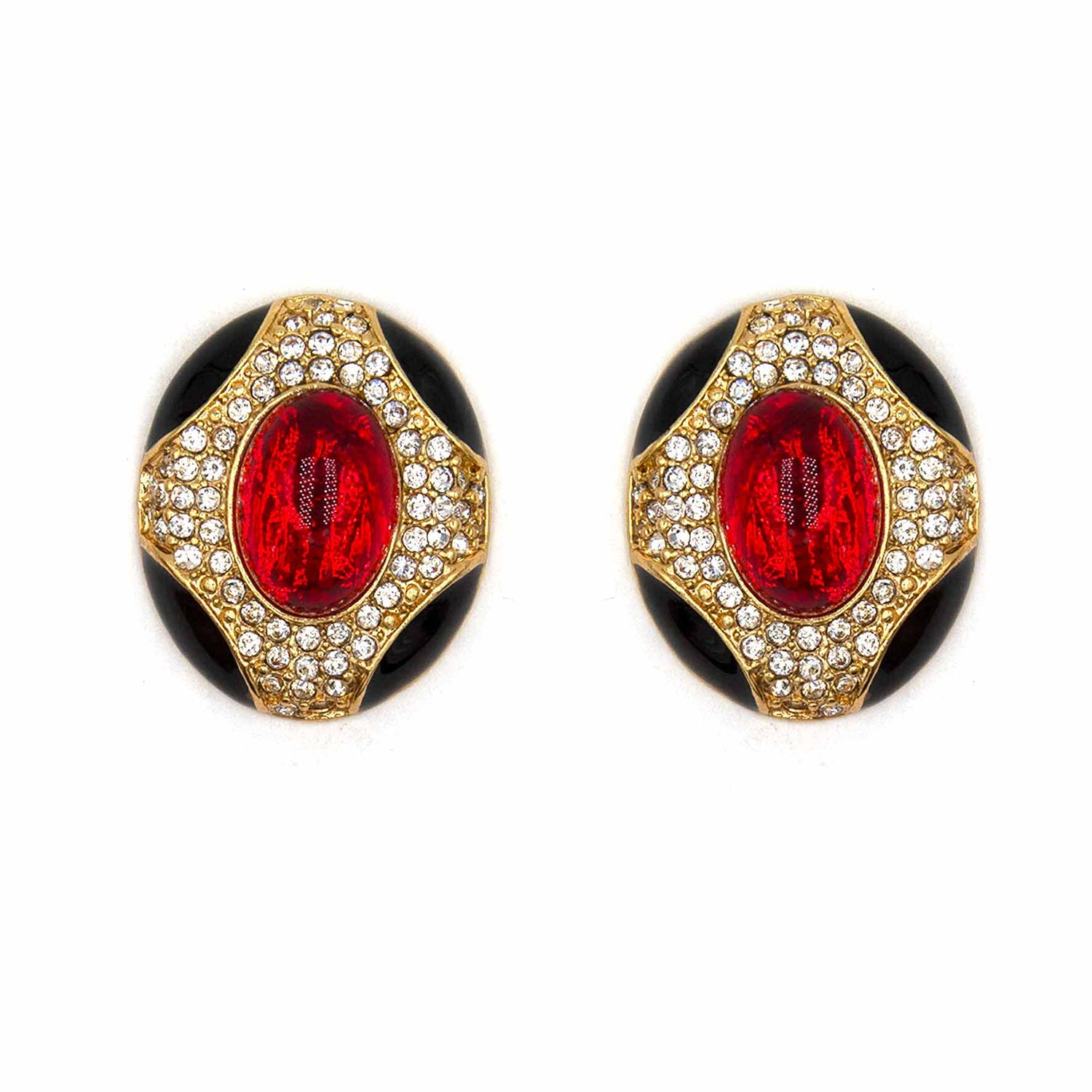 Palestro Milano Orecchini Petra rosso