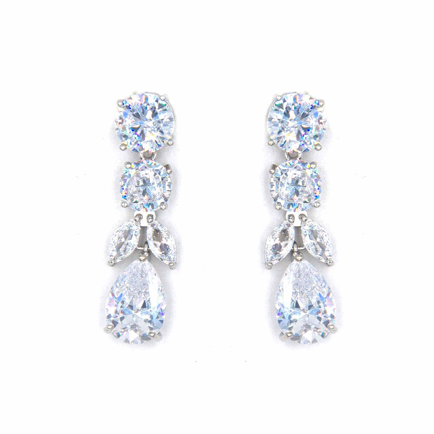 Palestro Milano Orecchini Pietra Cristallo Cascata preziosa