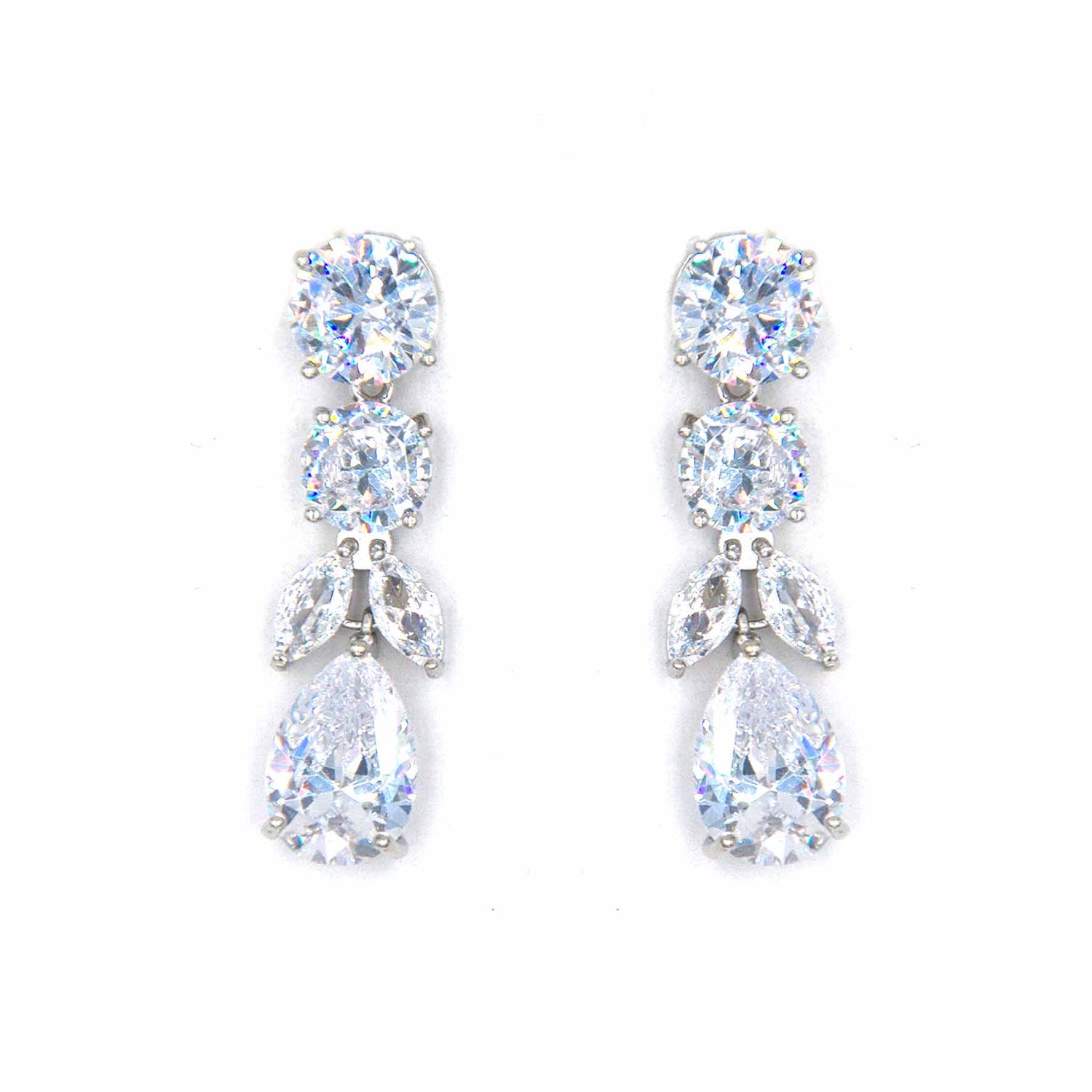 Palestro Milano Orecchini Pietra Cristallo Cascata preziosa