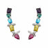 Palestro Milano Orecchini Pietre multicolor rampicanti