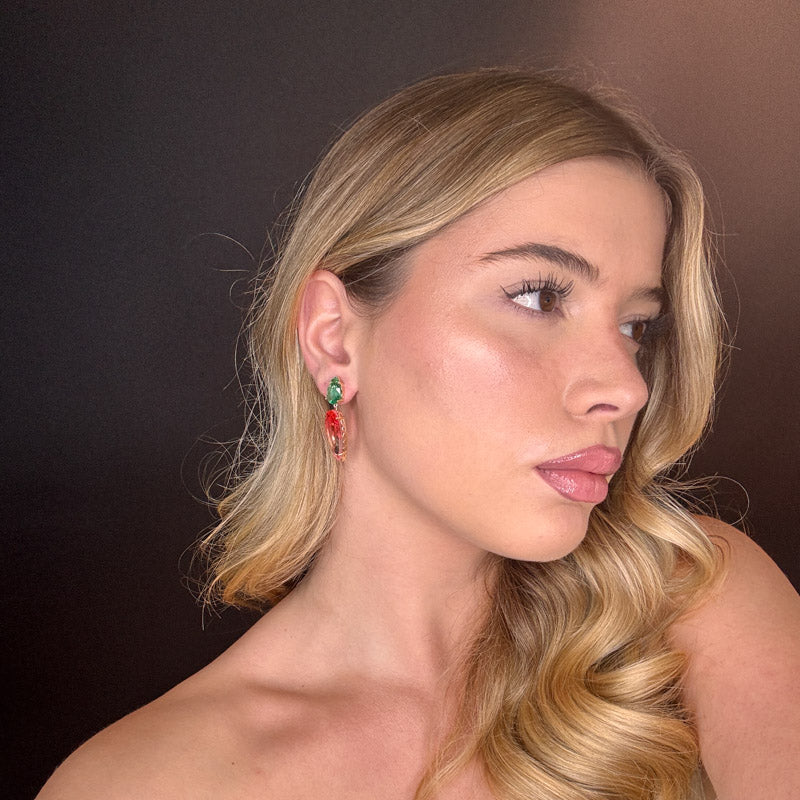 Palestro Milano Orecchini Pietre sfumate a Goccia