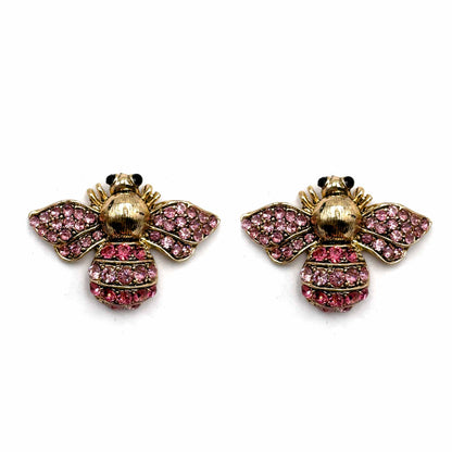 Palestro Milano Orecchini Pink Apina di Zirconi