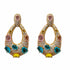 Palestro Milano Orecchini Pink/Azzurro/Giallo Ovali preziosi