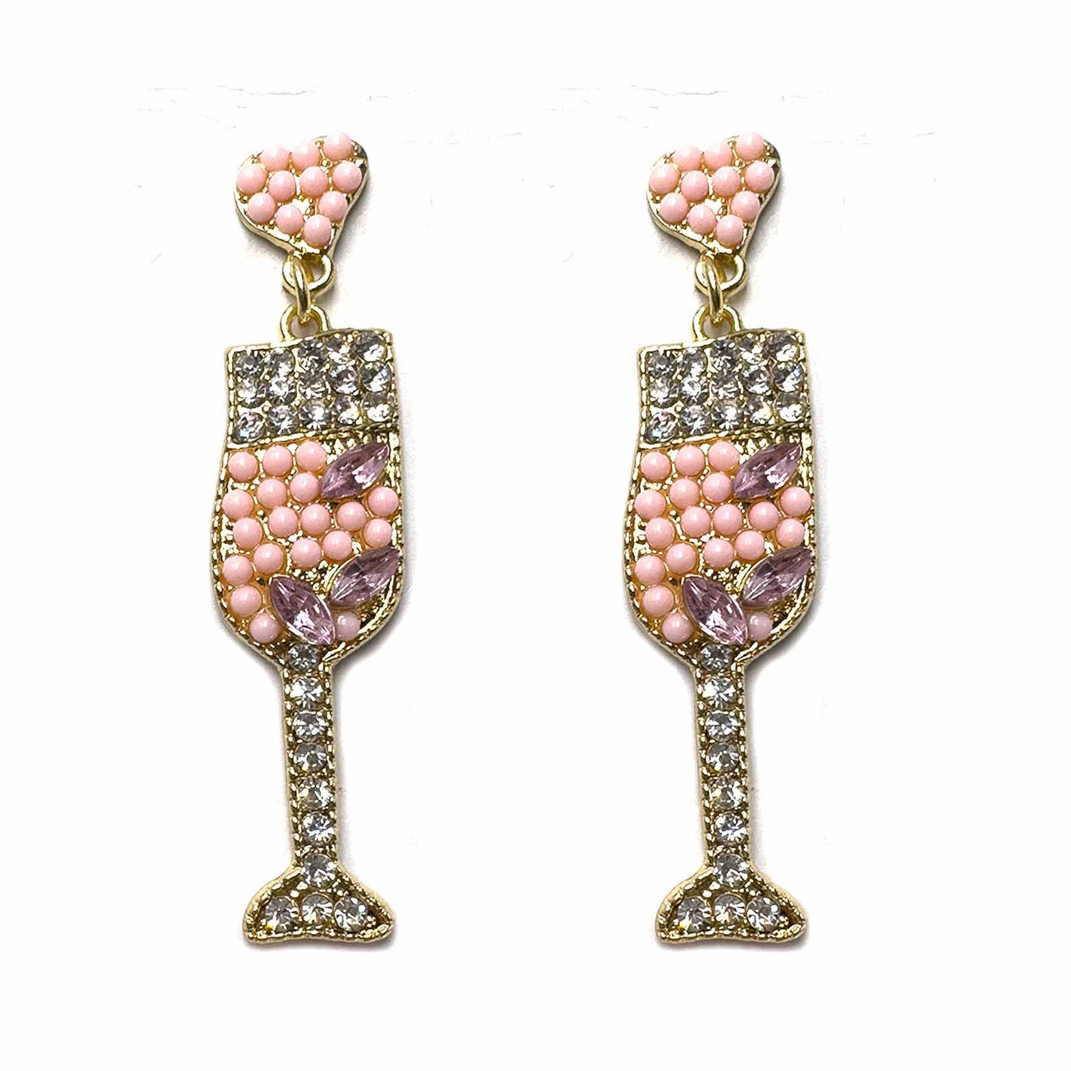 Palestro Milano Orecchini Pink Flute di Champagne - new edition 2025