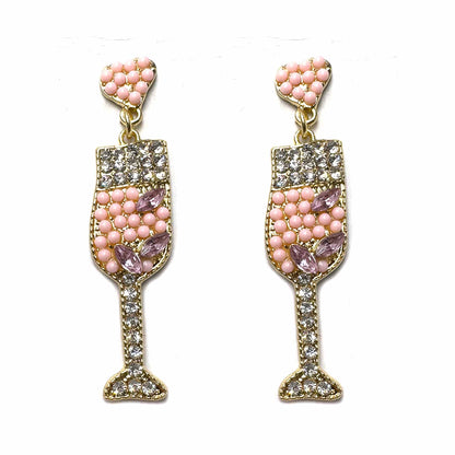 Palestro Milano Orecchini Pink Flute di Champagne - new edition 2025