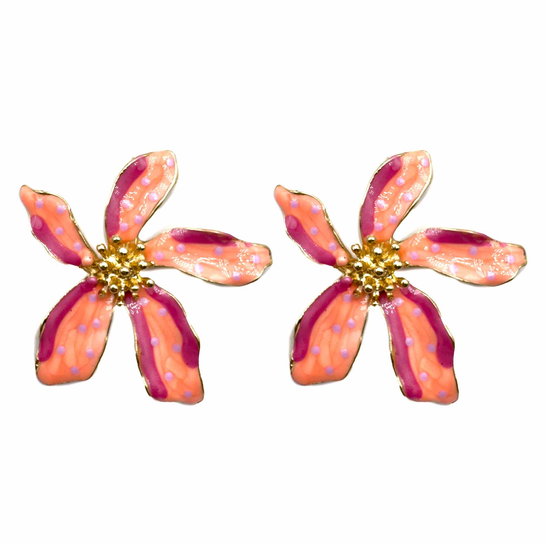 Palestro Milano Orecchini Pink Iris multicolor - new edition 2025