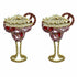 Palestro Milano Orecchini Pink Lady Cocktail di perline&pietrine