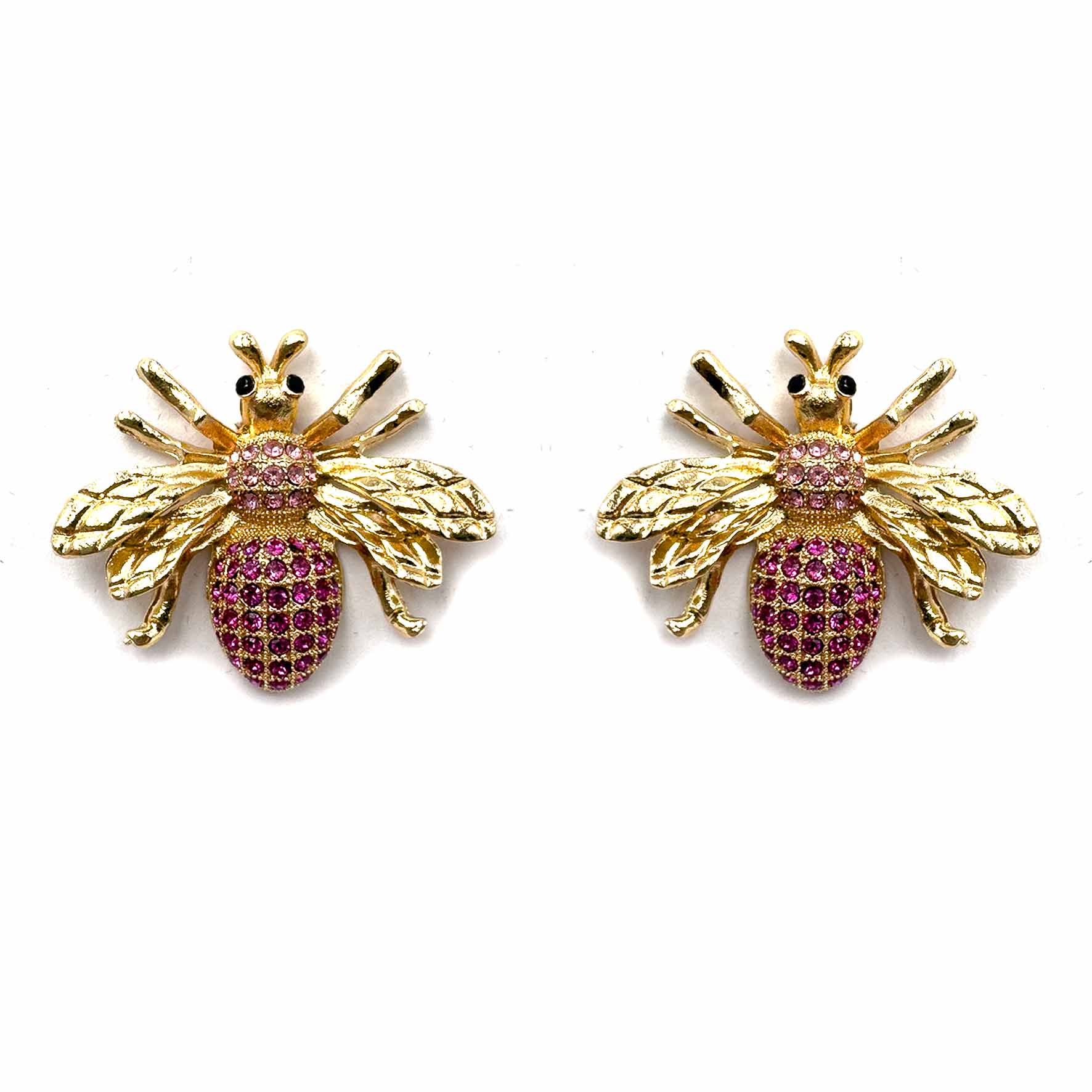 Palestro Milano Orecchini Pink Mosca di Zirconi