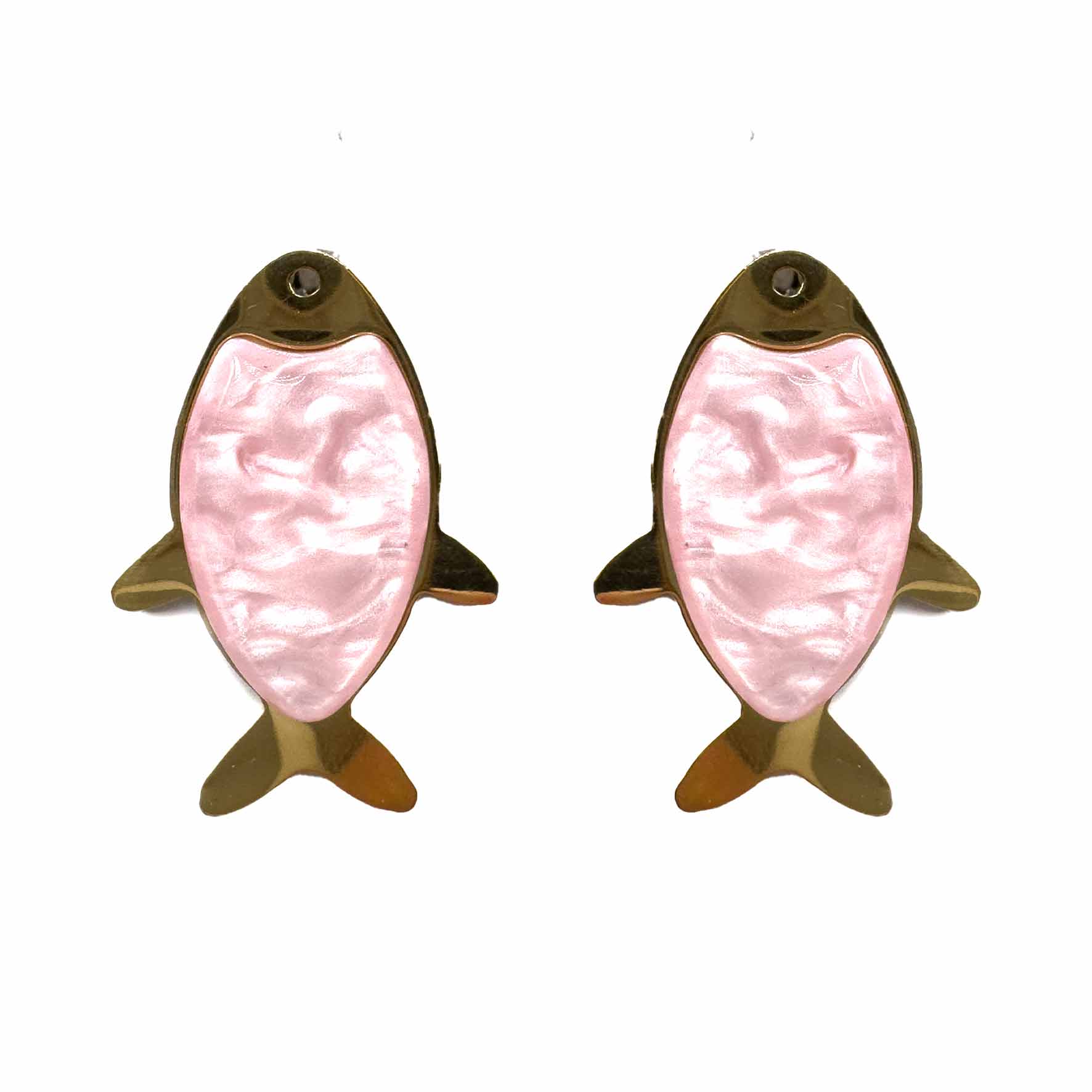 Palestro Milano Orecchini Pink Pesciolini