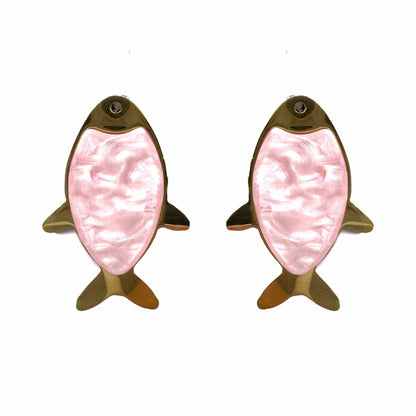 Palestro Milano Orecchini Pink Pesciolini