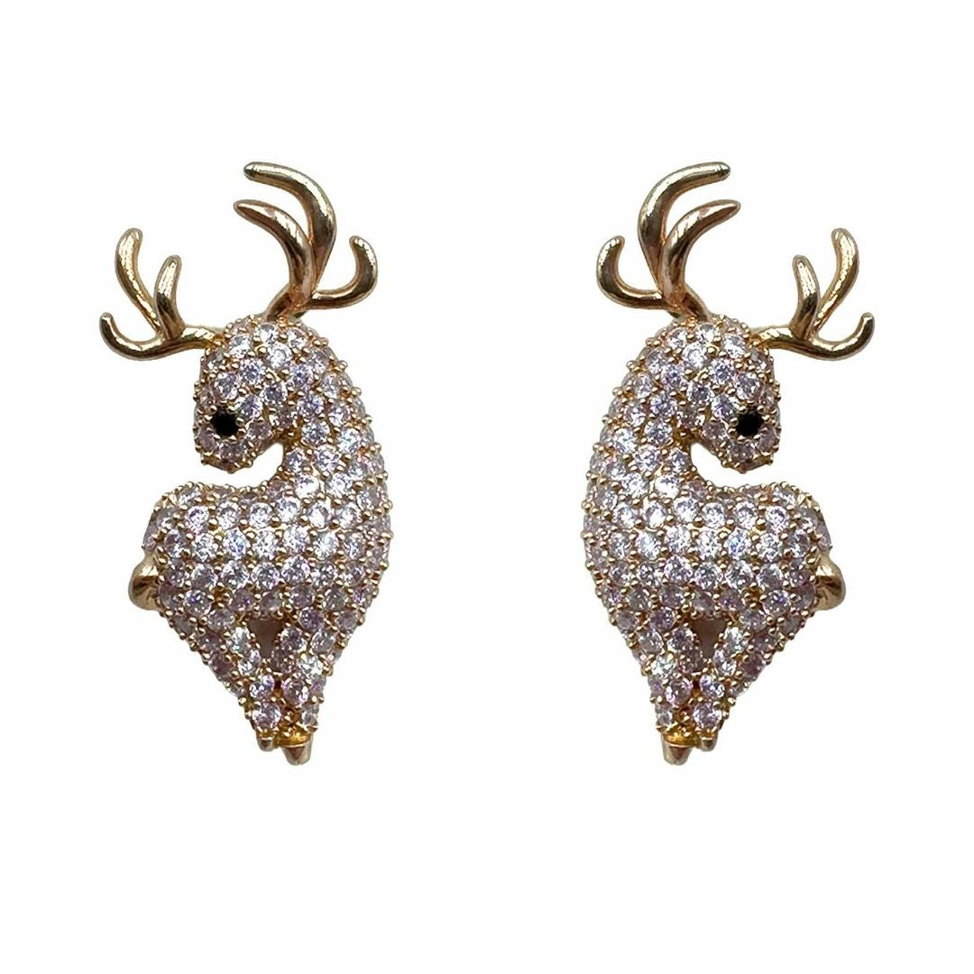 Palestro Milano Orecchini Pink Renne di pavè