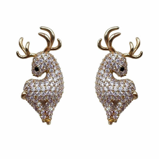 Palestro Milano Orecchini Pink Renne di pavè