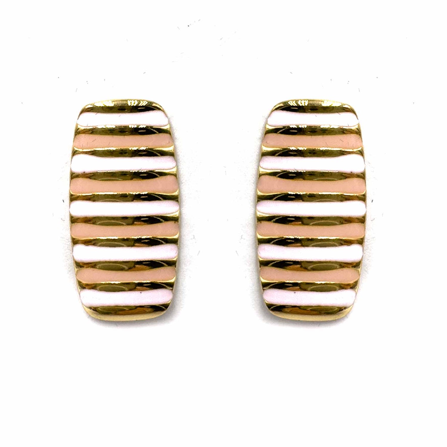 Palestro Milano Orecchini Pink Righette verticali