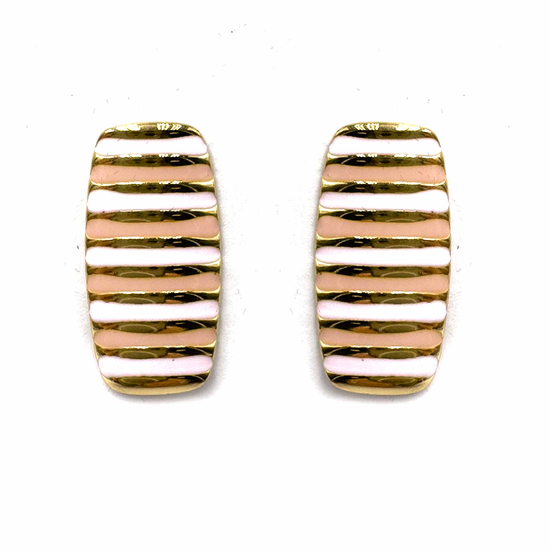 Palestro Milano Orecchini Pink Righette verticali