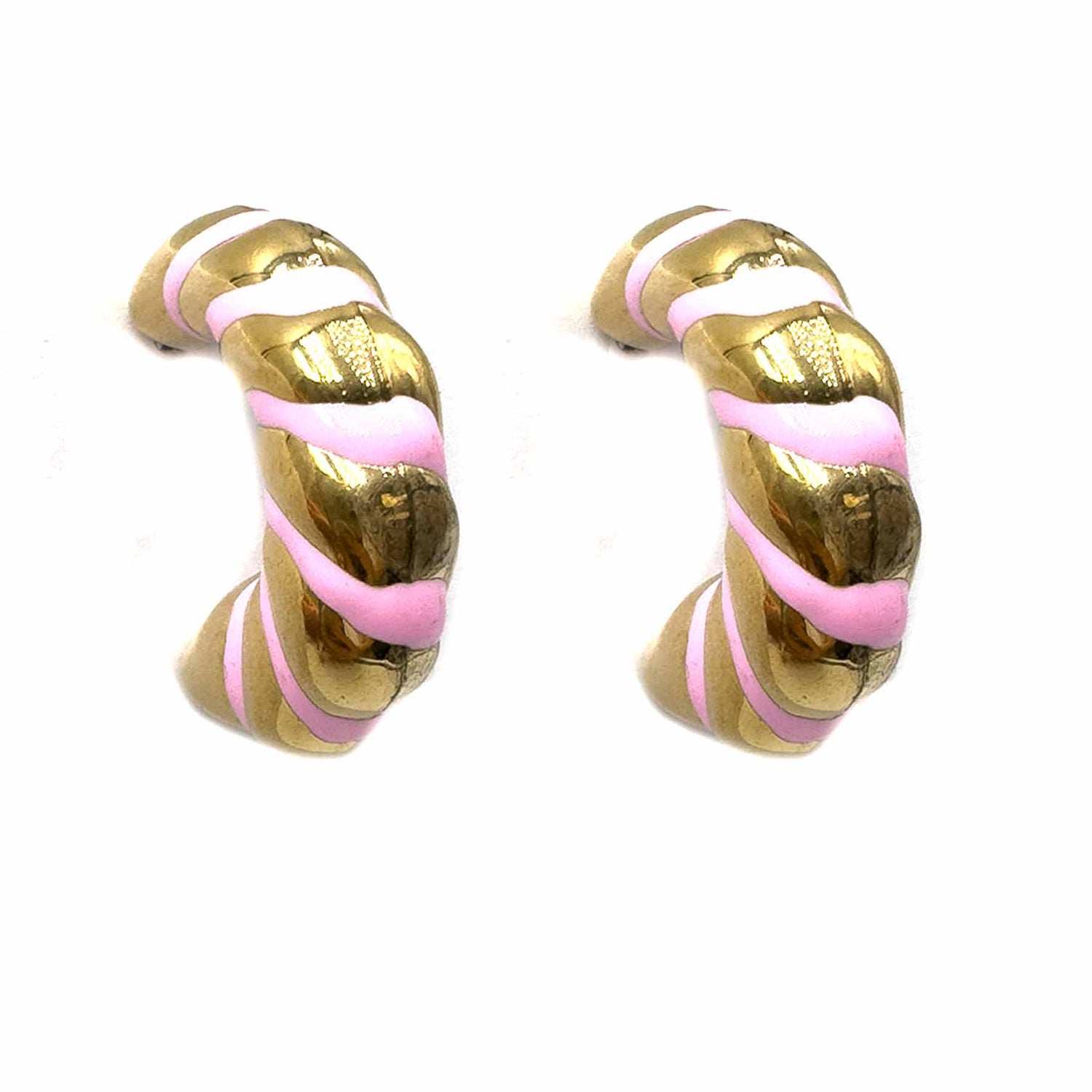 Palestro Milano Orecchini Pink Semicerchi Colorati