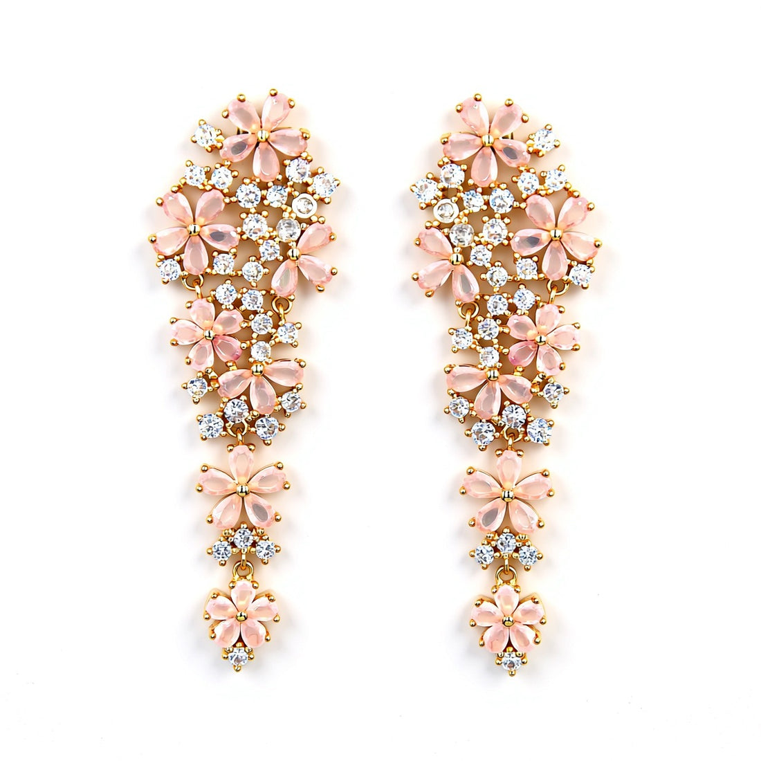 Palestro Milano Orecchini Pink Trionfo di Fiori