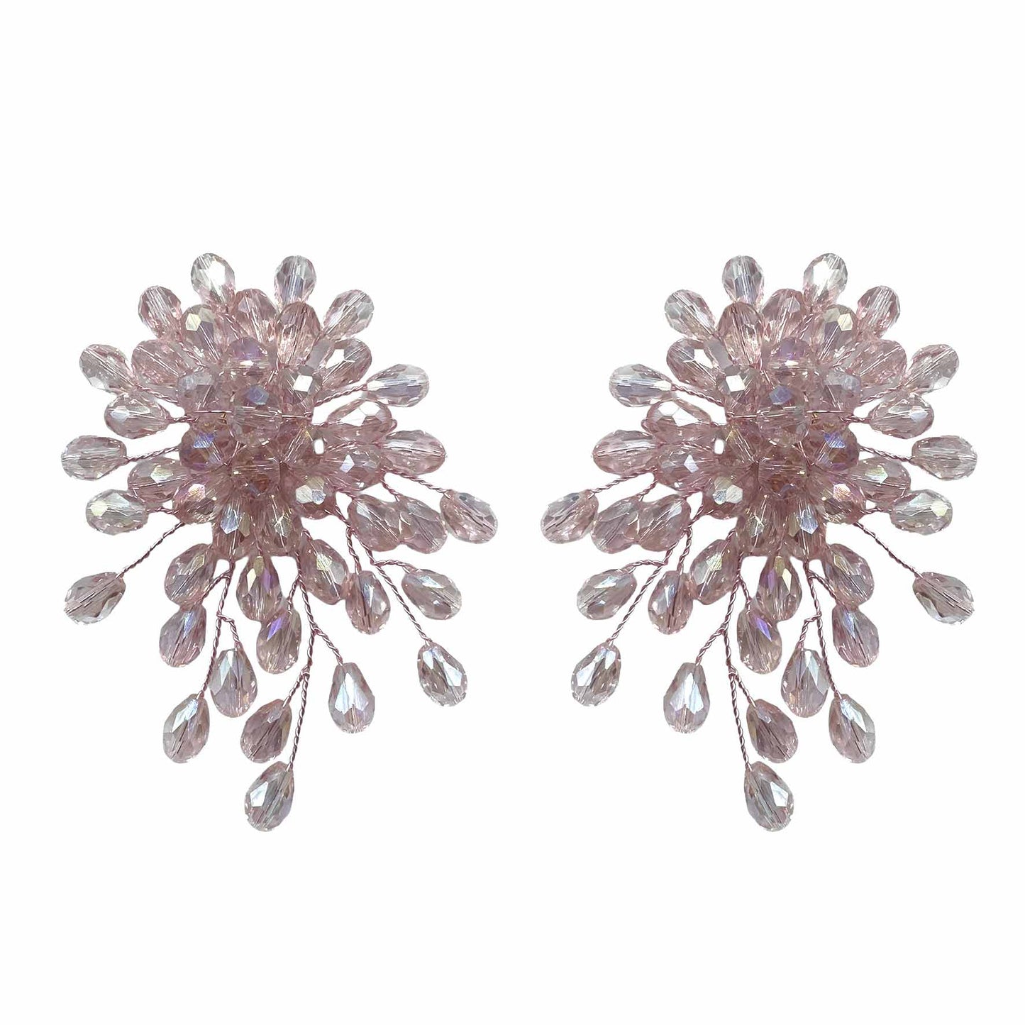 Palestro Milano Orecchini Pink Trionfo di Perline - NEW