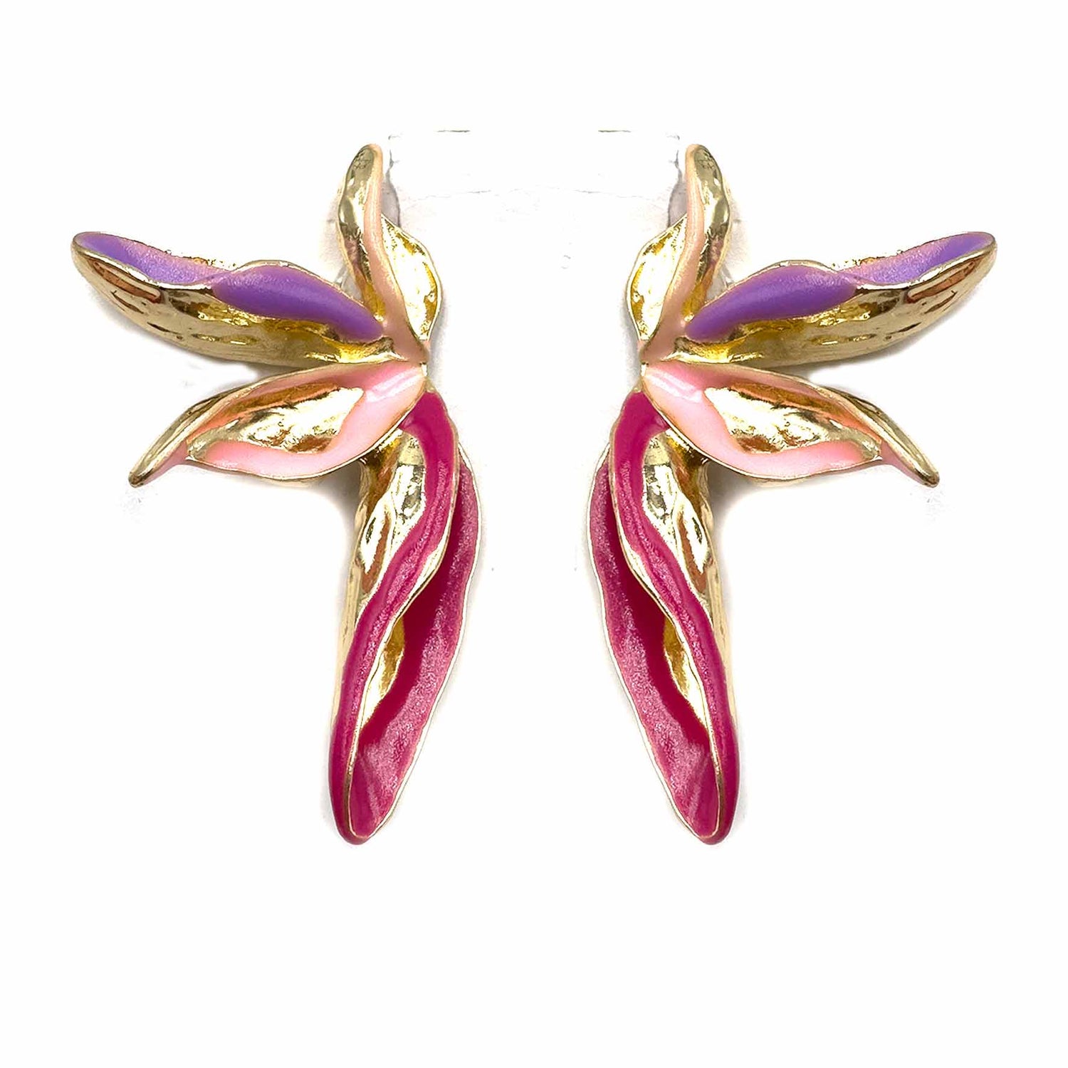 Palestro Milano Orecchini Pink/Violetta Petali del Pittore