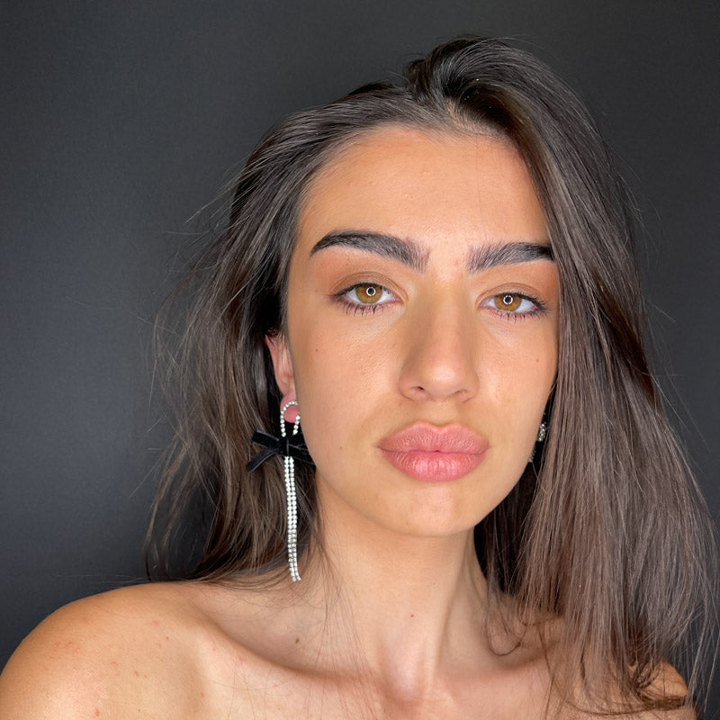 Palestro Milano Orecchini Pioggia di Strass