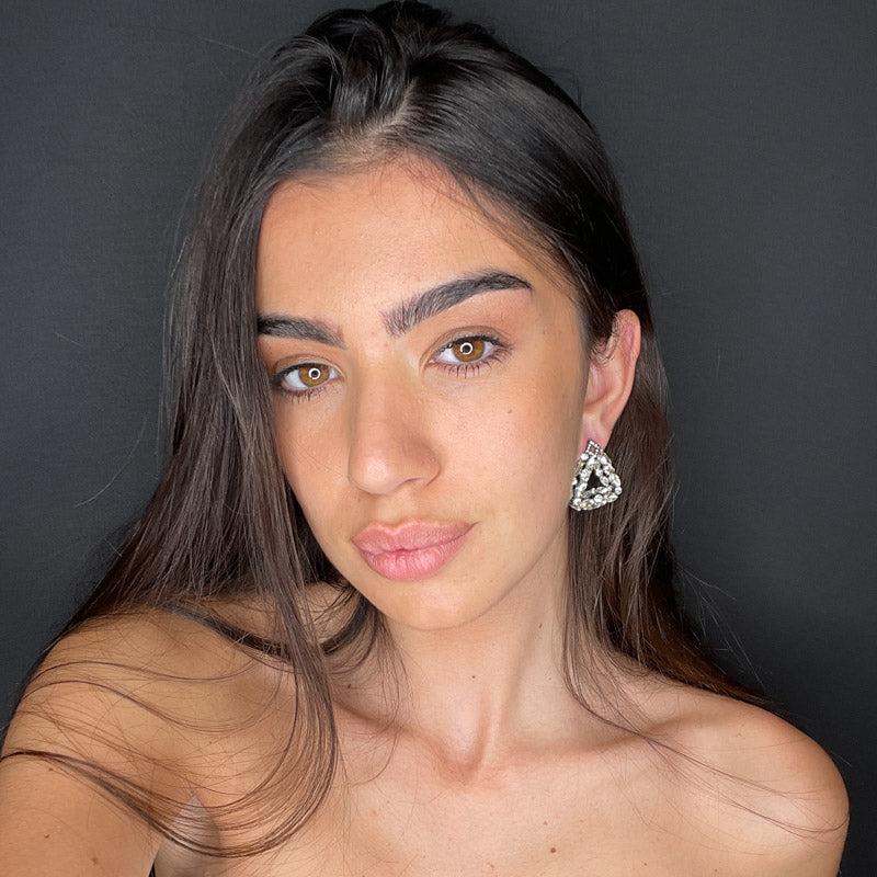 Palestro Milano Orecchini Piramide di Cristallo