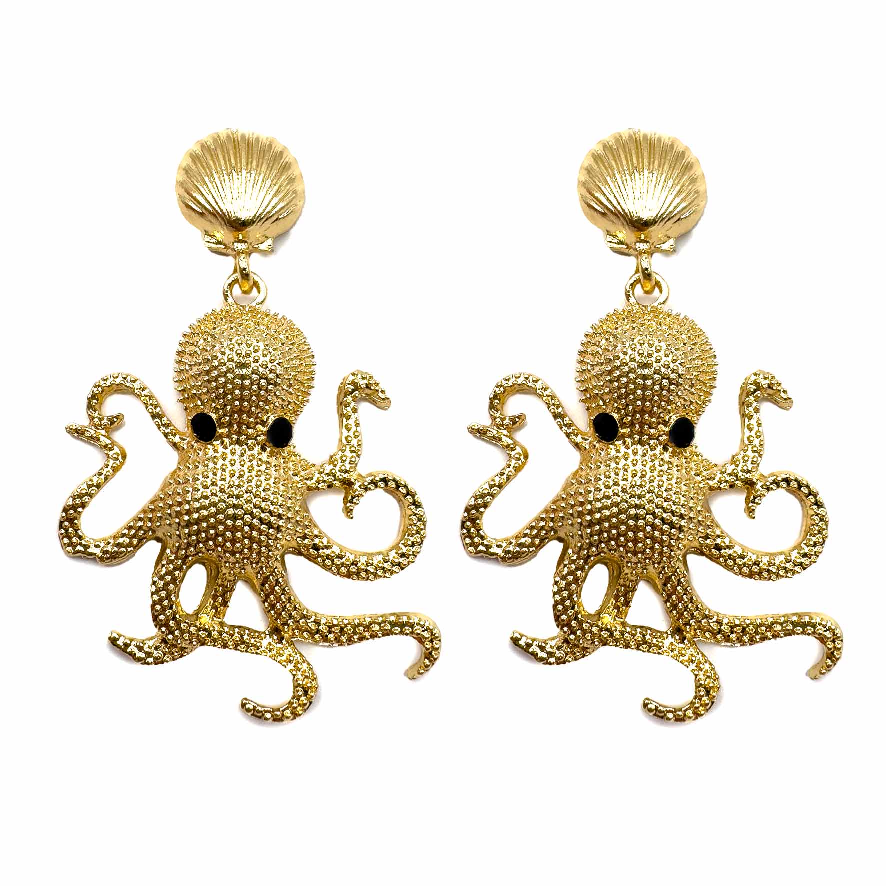 Palestro Milano Orecchini Polipo Gold Plated