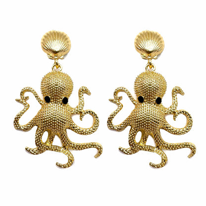 Palestro Milano Orecchini Polipo Gold Plated