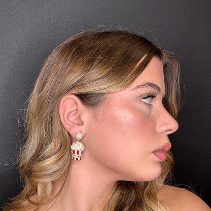 Palestro Milano Orecchini Pop Corn di Pavè