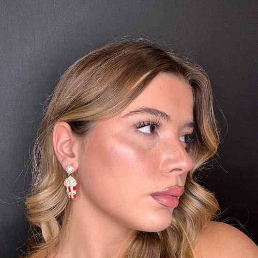 Palestro Milano Orecchini Pop Corn di Pavè