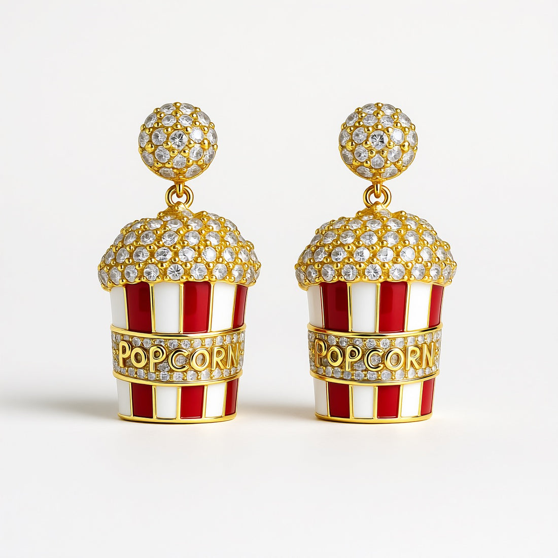 Palestro Milano Orecchini Pop Corn di Pavè