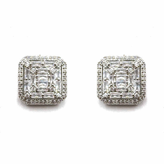 Palestro Milano Orecchini Quadrati di pavè