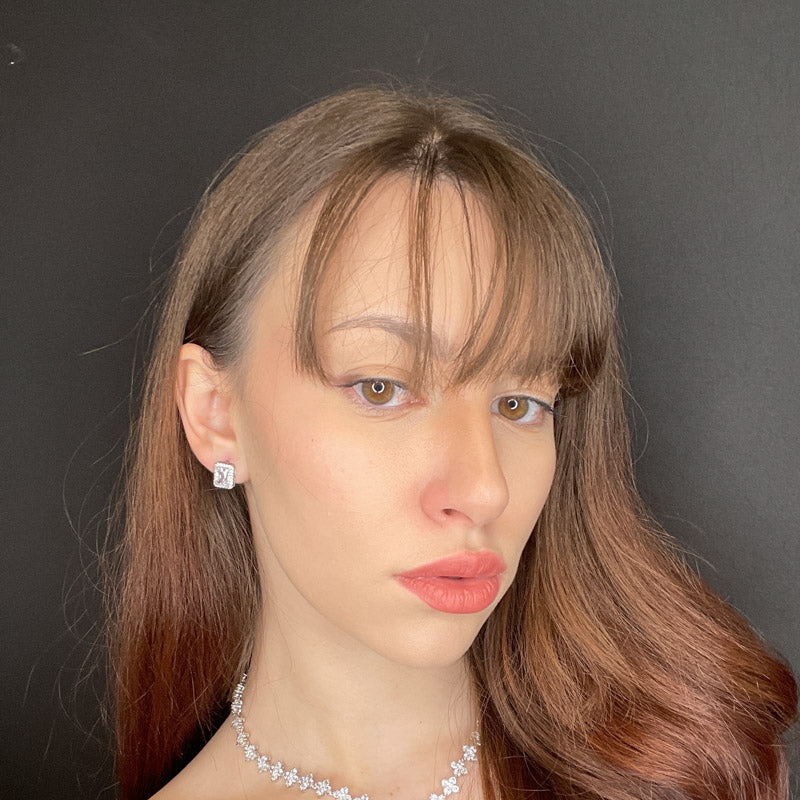 Palestro Milano Orecchini Quadratini