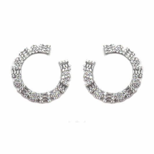 Palestro Milano Orecchini Quadratini a semicerchio