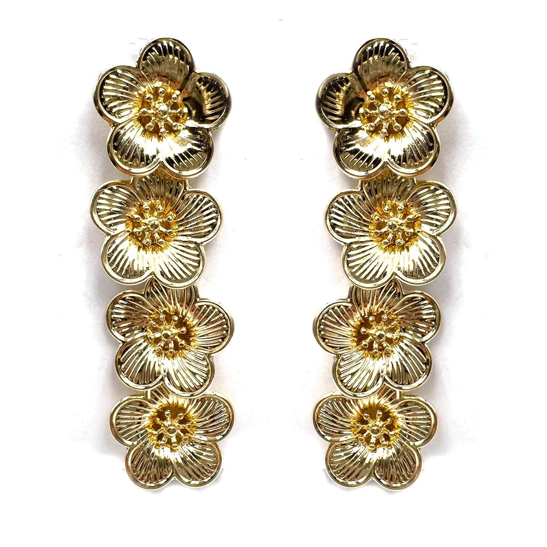 Palestro Milano Orecchini Quartetto di fiorellini