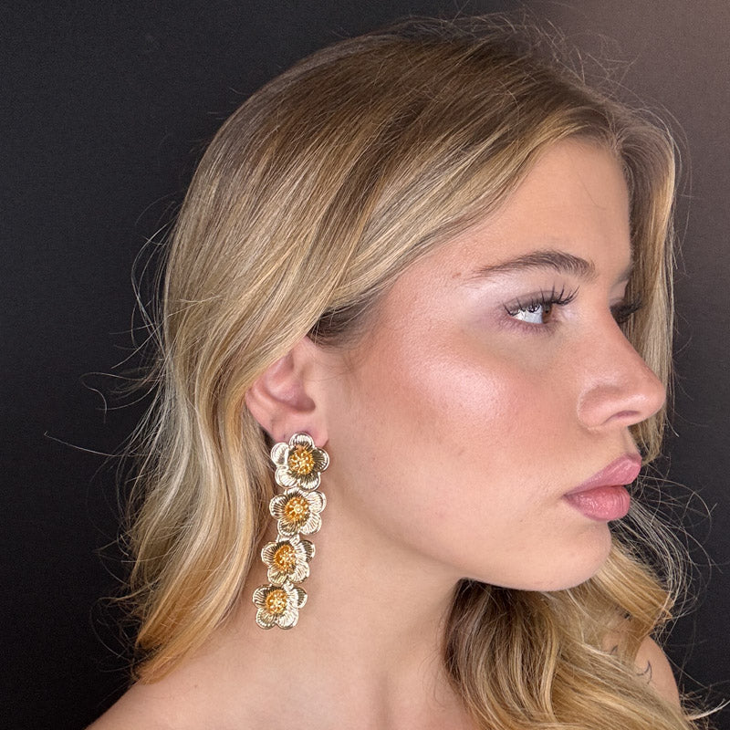 Palestro Milano Orecchini Quartetto di fiorellini