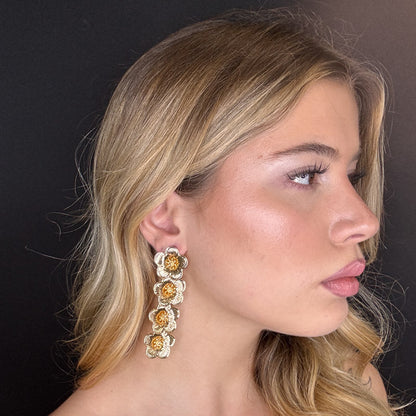 Palestro Milano Orecchini Quartetto di fiorellini