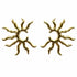 Palestro Milano Orecchini Raggi di Sole Gold Plated