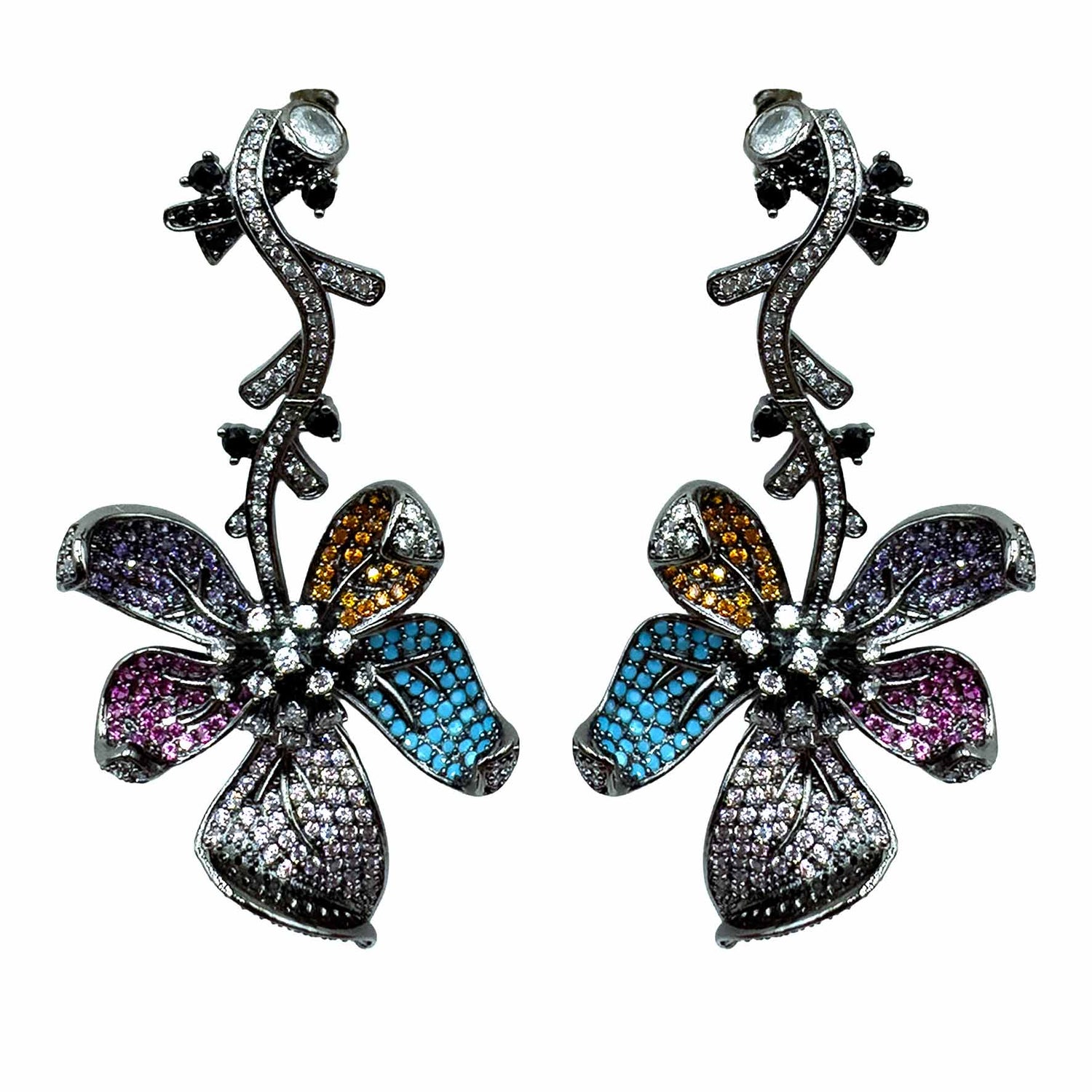 Palestro Milano Orecchini Ramo & Fiore