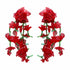 Palestro Milano Orecchini Red Fantasia di Fiori