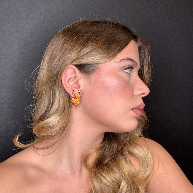 Palestro Milano Orecchini Renne di pavè